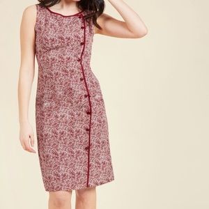 SALE ModCloth “Classified Chic Sheath Dress”